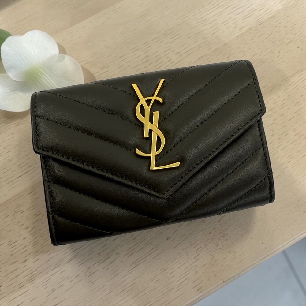 Saint Laurent Small Monogram Flap Wallet - Picture 1 of 4